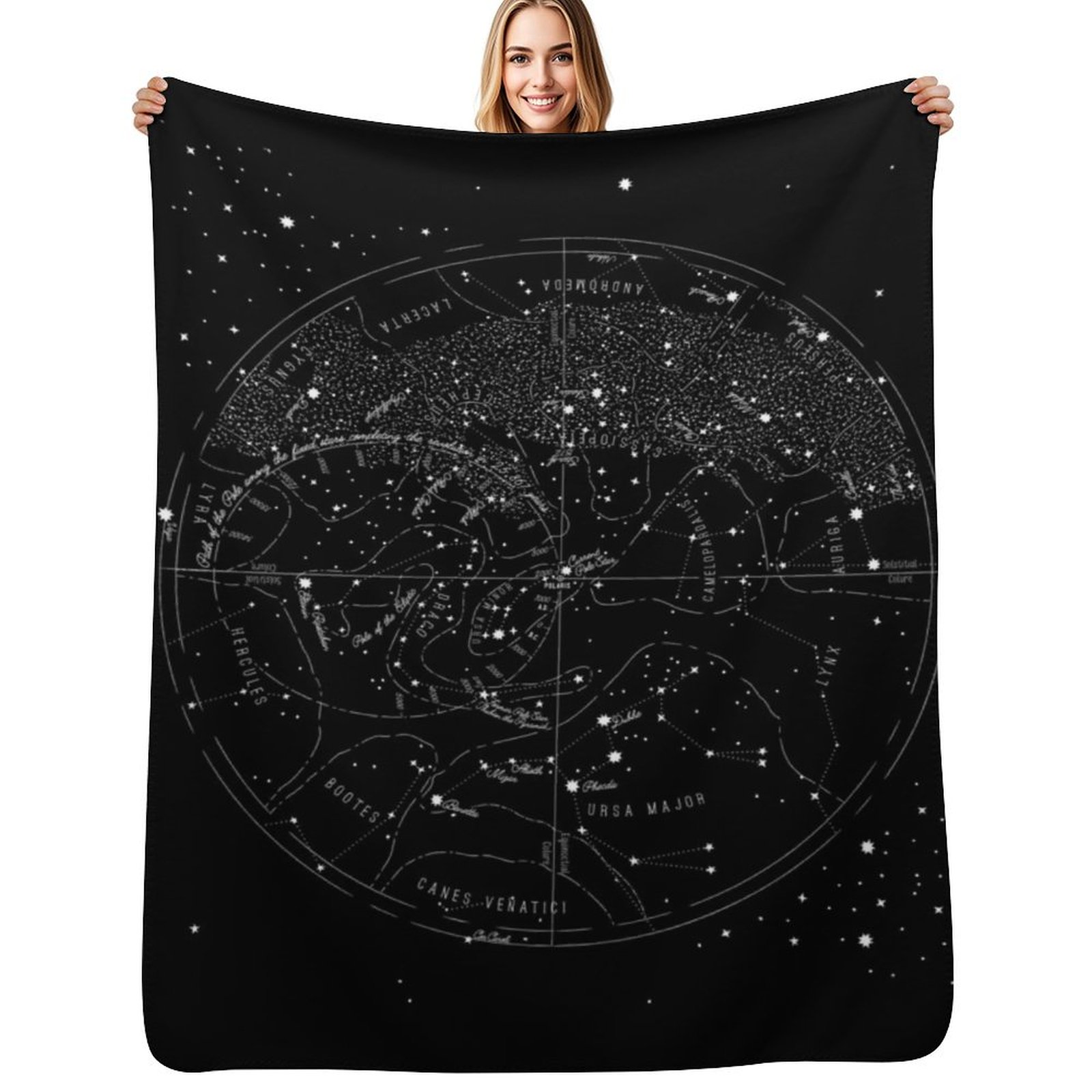 Custom Star Map - Star Vintage Detailed 1920's Star Map