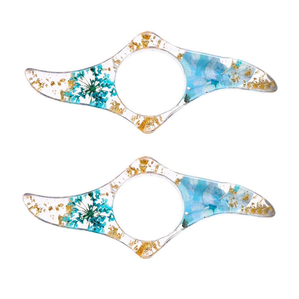 Dried Flower Bookmark - Acrylic Thumb Book Support Dried Flower