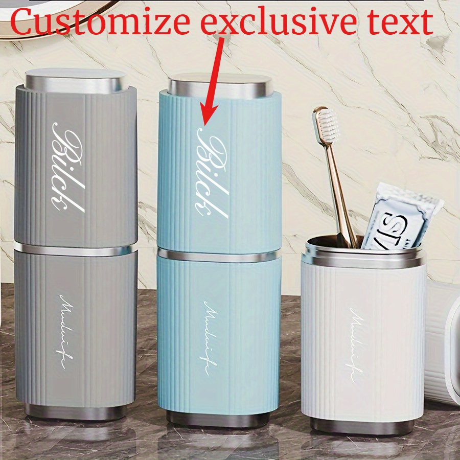 Personalized Name Box - Personalized Name Portable Toothbrush Storage Box