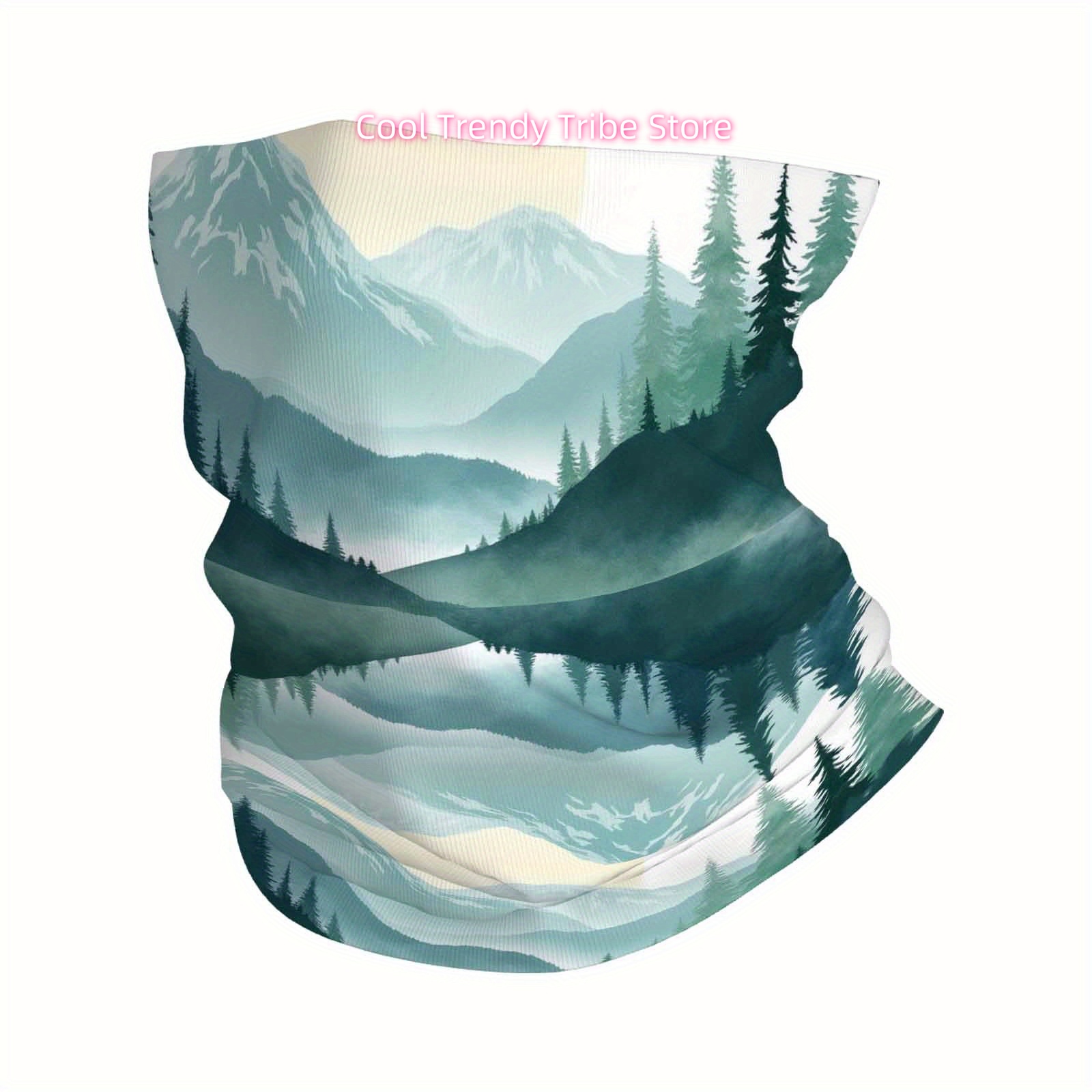 Family Tree Print - Mountains, Trees, Reflection Multi Functional Print