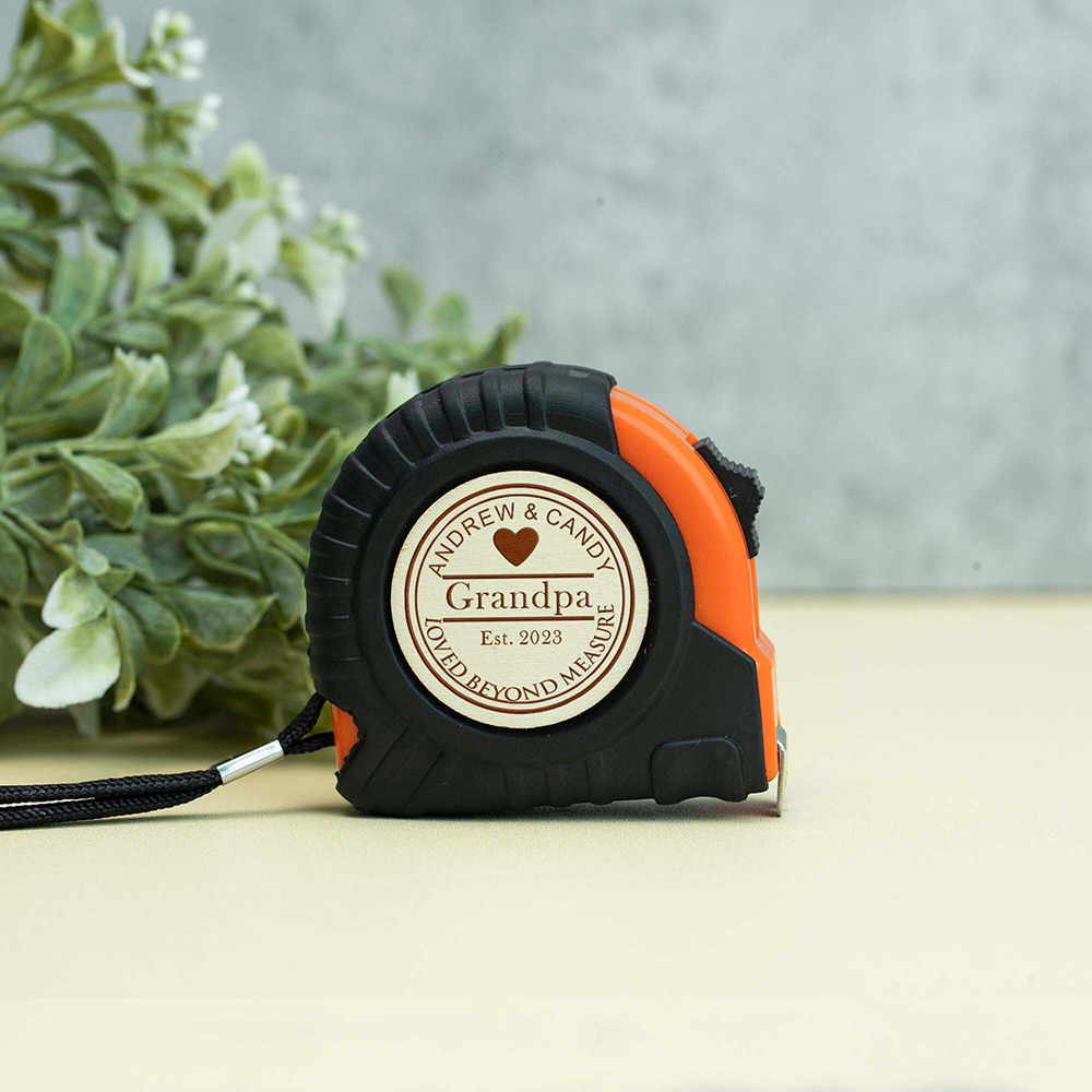 Personalised Candle Label - Personalized Customized Name Tape Measure Groomsmen