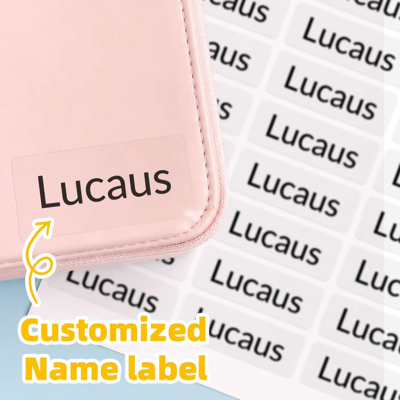 Personalized Name Box - 1-240PCS Custom Personalized Name Stickers for