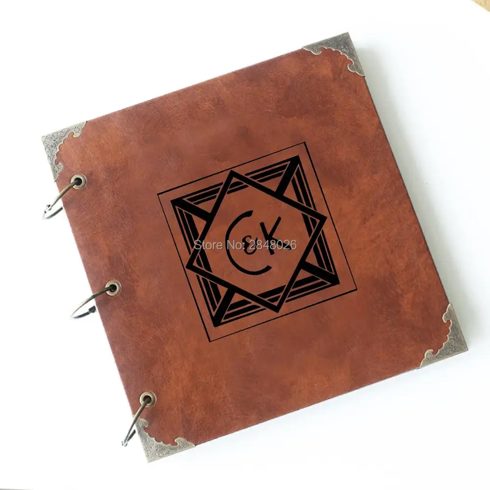Custom Photo Book - 50 Pages Rustic Initials Personalized Monogrammed