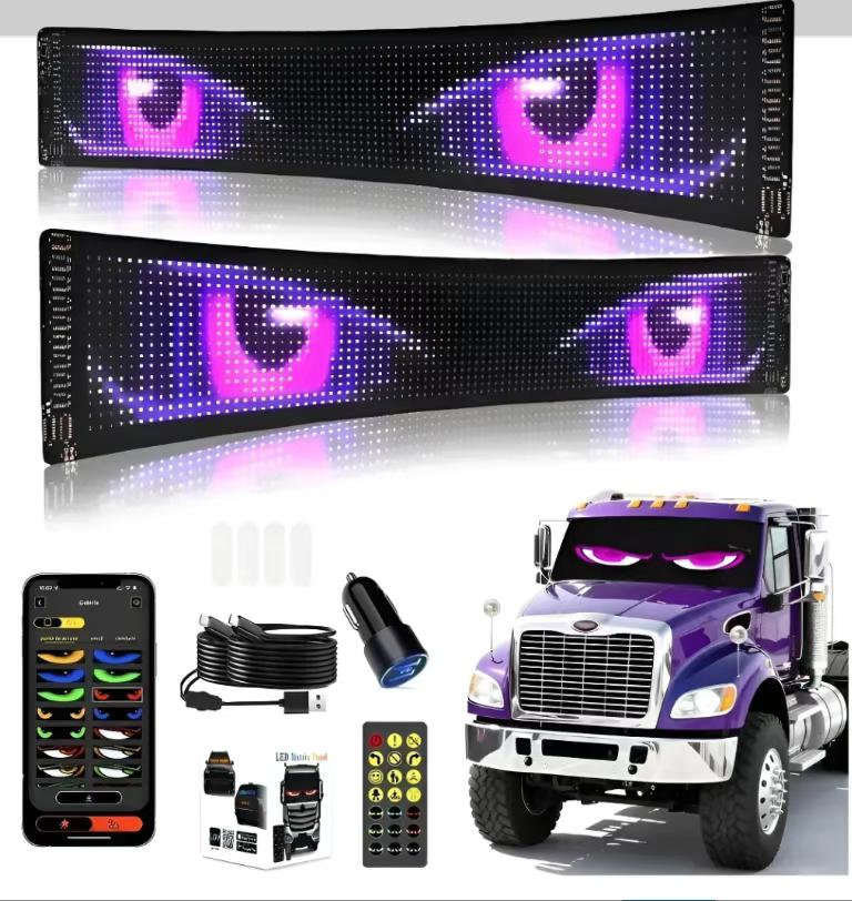 Custom Map Poster - LED Display for Truck USB Scrolling