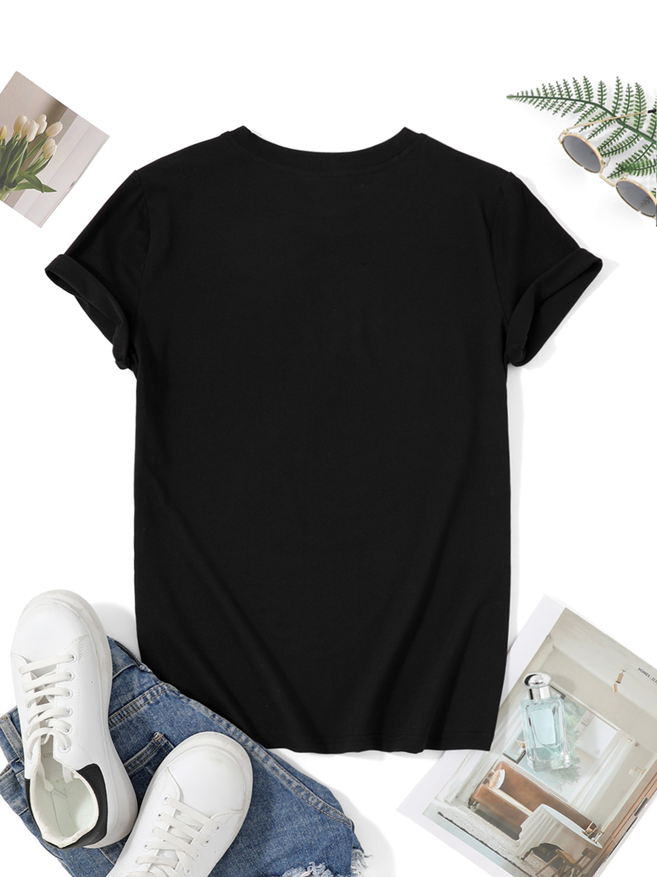 Plus Size Women Casual Round N - Family Tree Print recension och pris