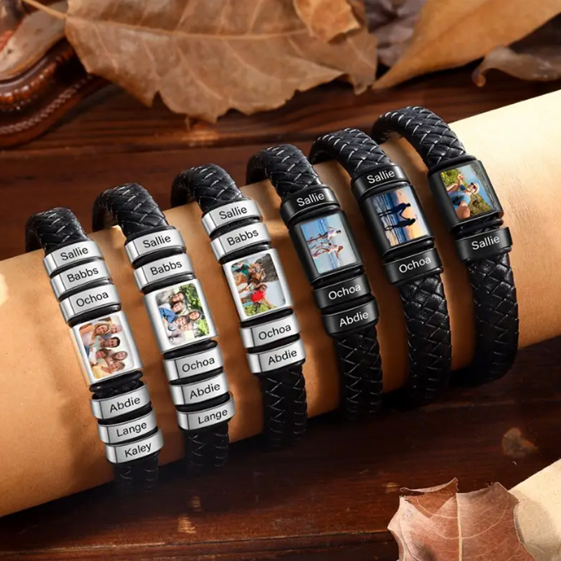 Personalized Photo Name Bracel - Coordinates Bracelet recension och pris