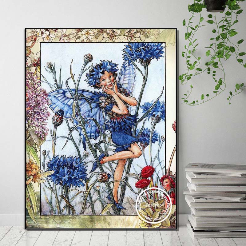 Cicely Mary Barker Artwork Flo - Photo Mosaic Print recension och pris