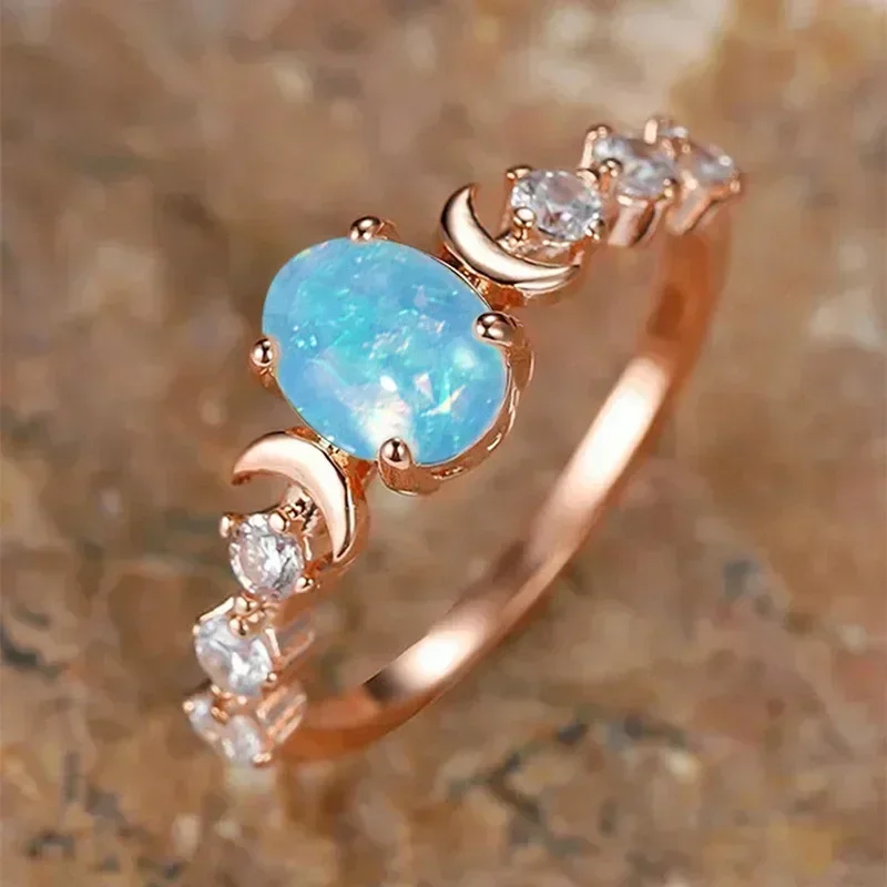 Oval Shaped Moonstone Curved M - Custom Night Sky recension och pris