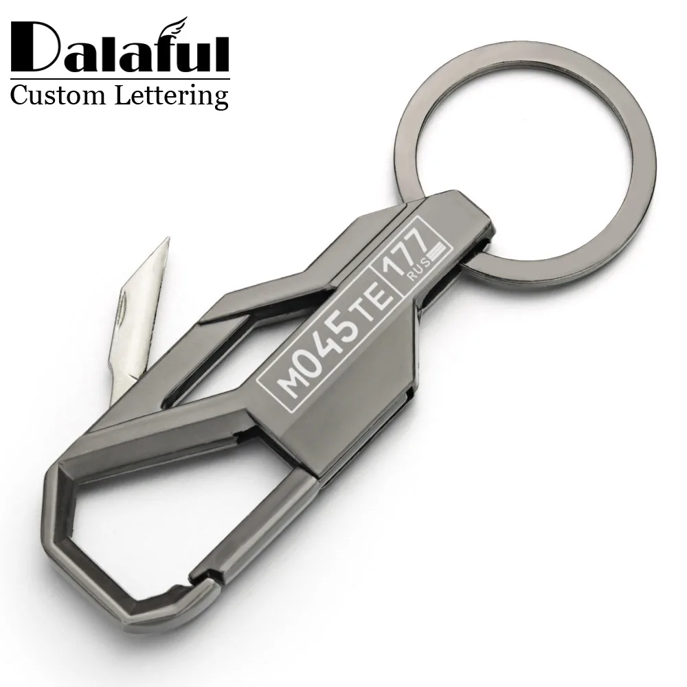 Mini Knife Keychain Foldable P - Initial Ring Custom recension och pris