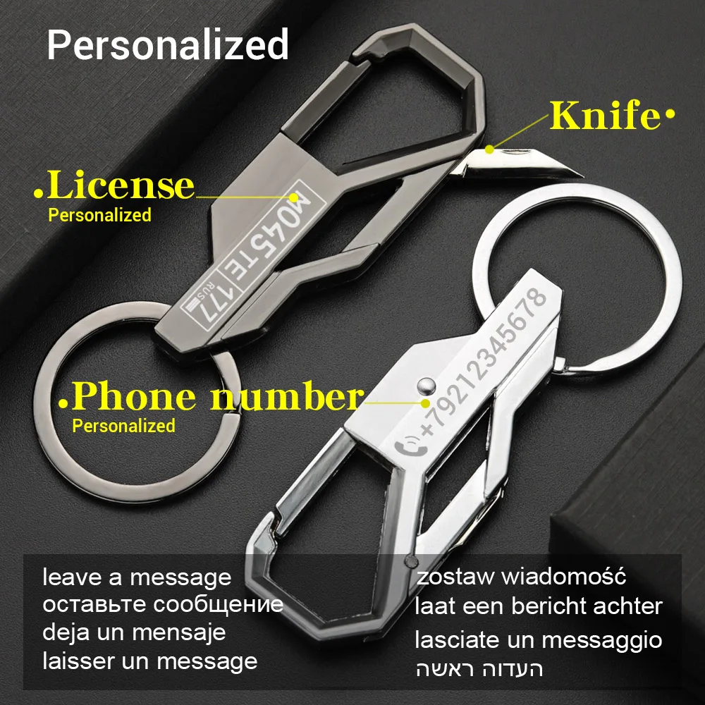 Mini Knife Keychain Foldable P - Initial Ring Custom recension och pris