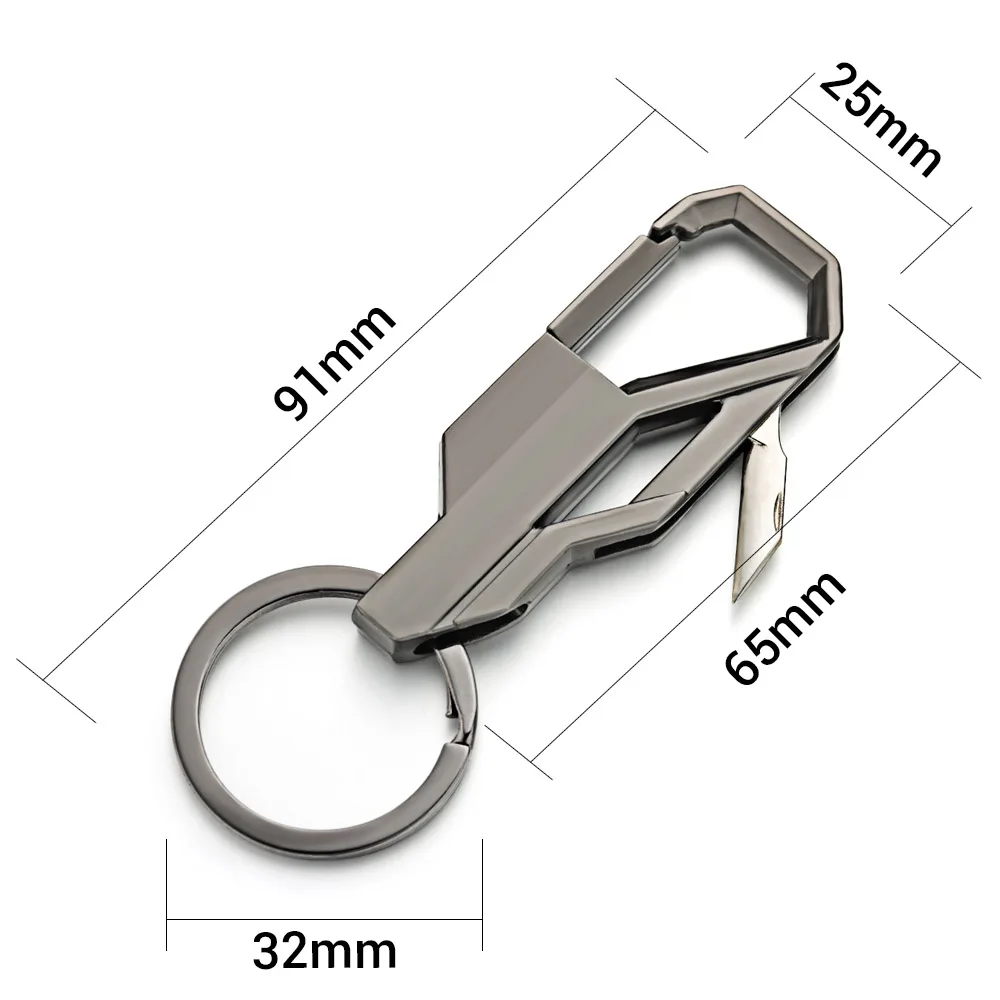 Mini Knife Keychain Foldable P - Initial Ring Custom recension och pris