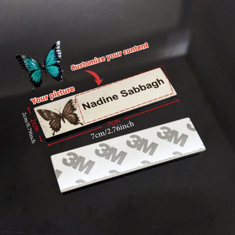 70x20mm Personalize Custom Met - Personalized Name Box recension och pris