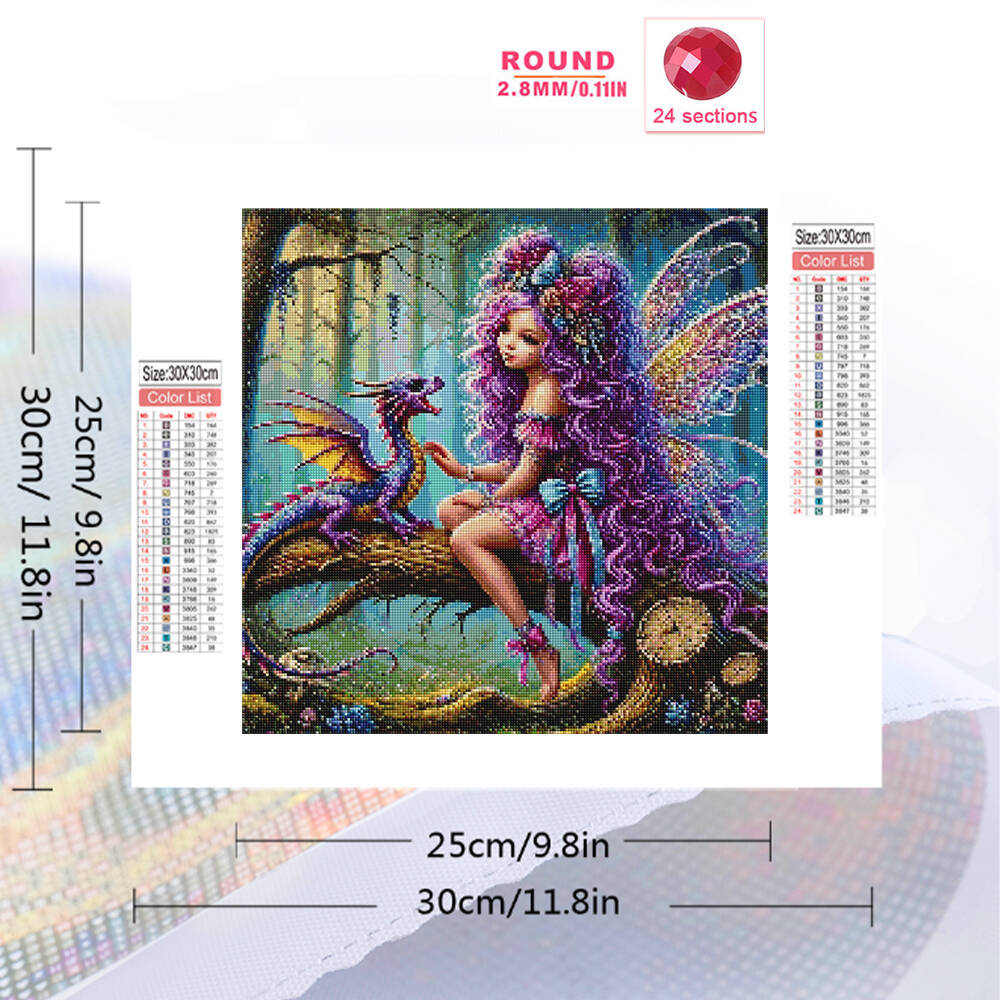 Full Square Round Diamond Mosa - Photo Mosaic Print recension och pris