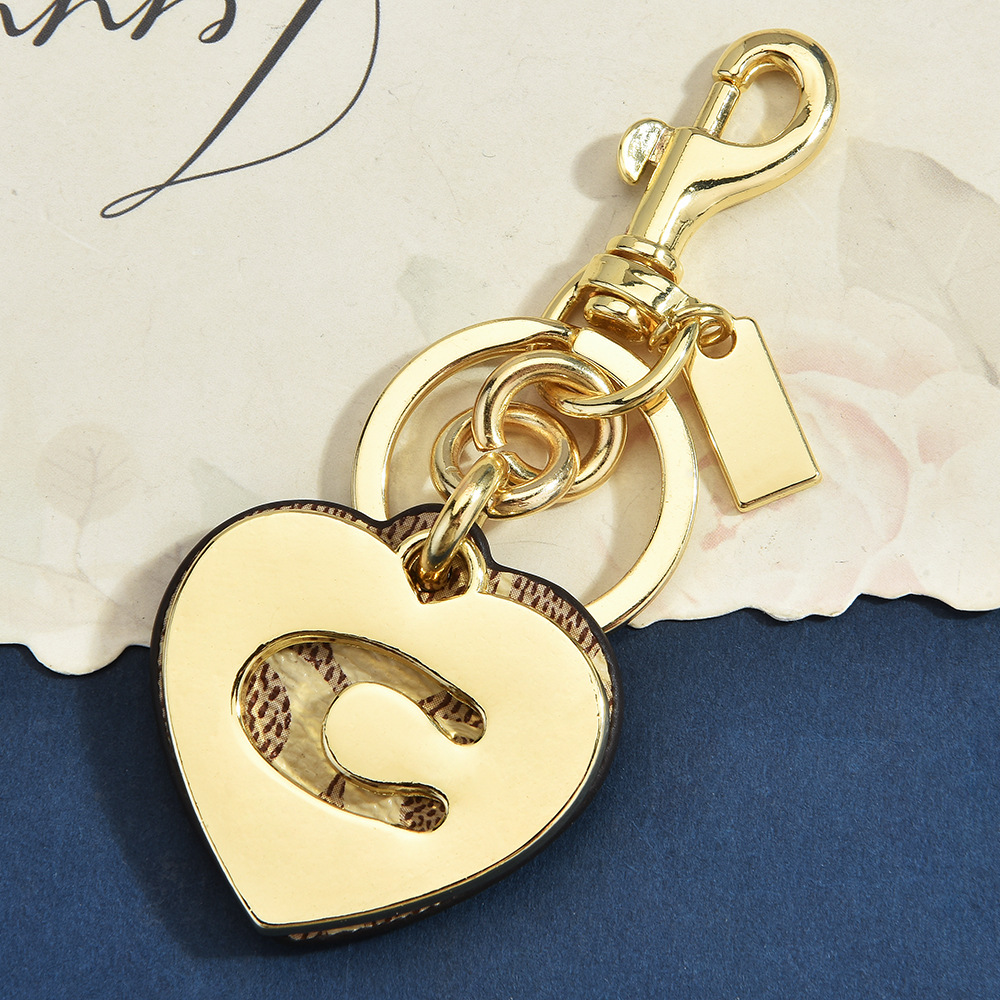 Monogram Heart Flower Bag Char - Monogram Keychain Leather recension och pris