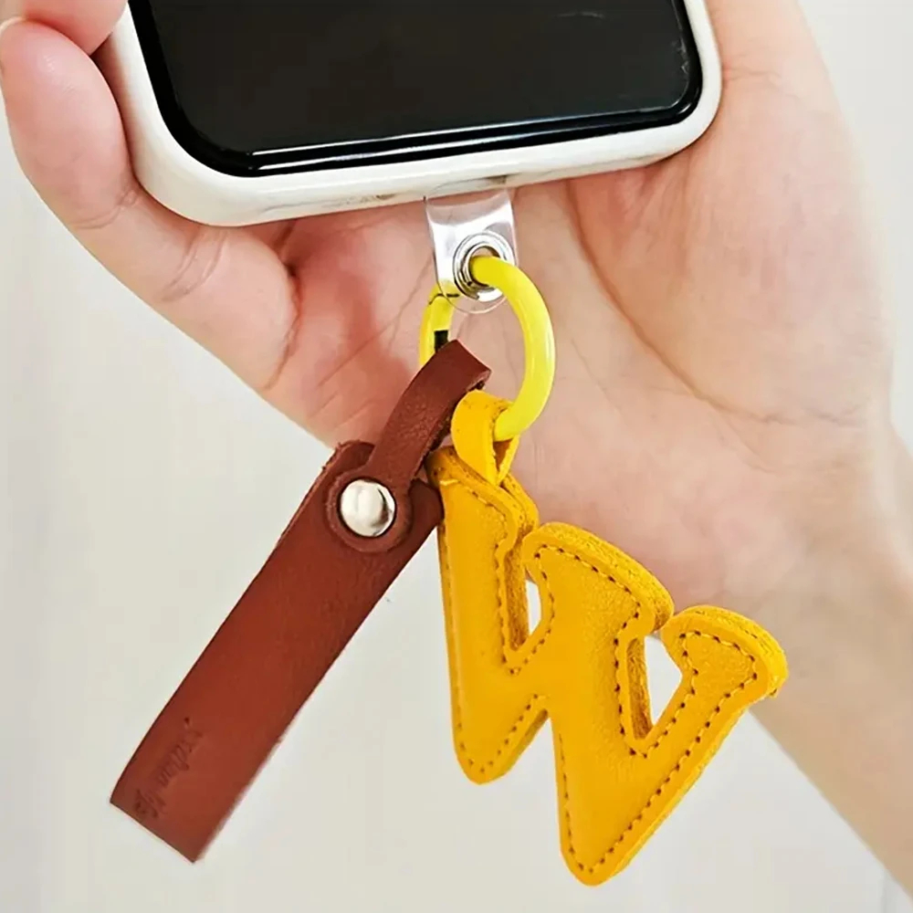Creative PU Leather 26 Letter  - Monogram Keychain Leather recension och pris