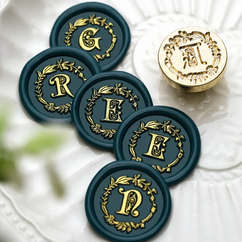 Flower wreath Letter Wax Seal  - Wax Seal Letter Kit recension och pris