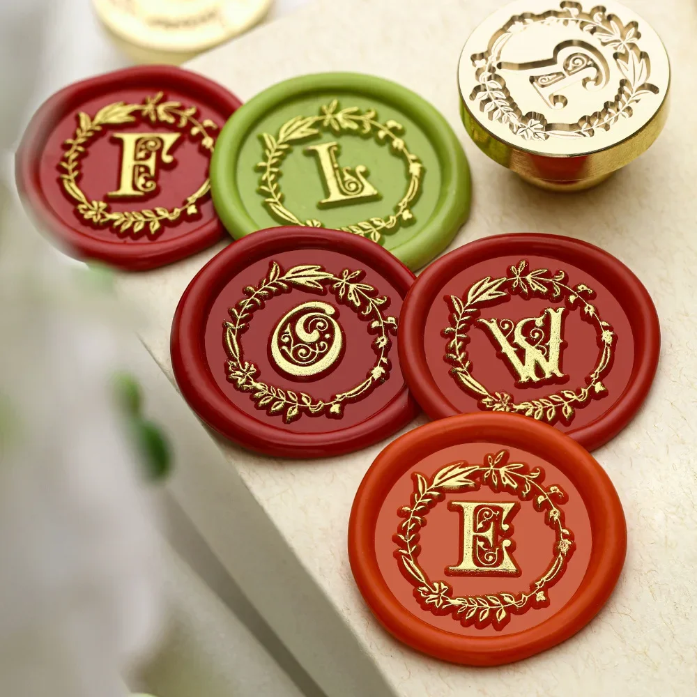 Flower wreath Letter Wax Seal  - Wax Seal Letter Kit recension och pris