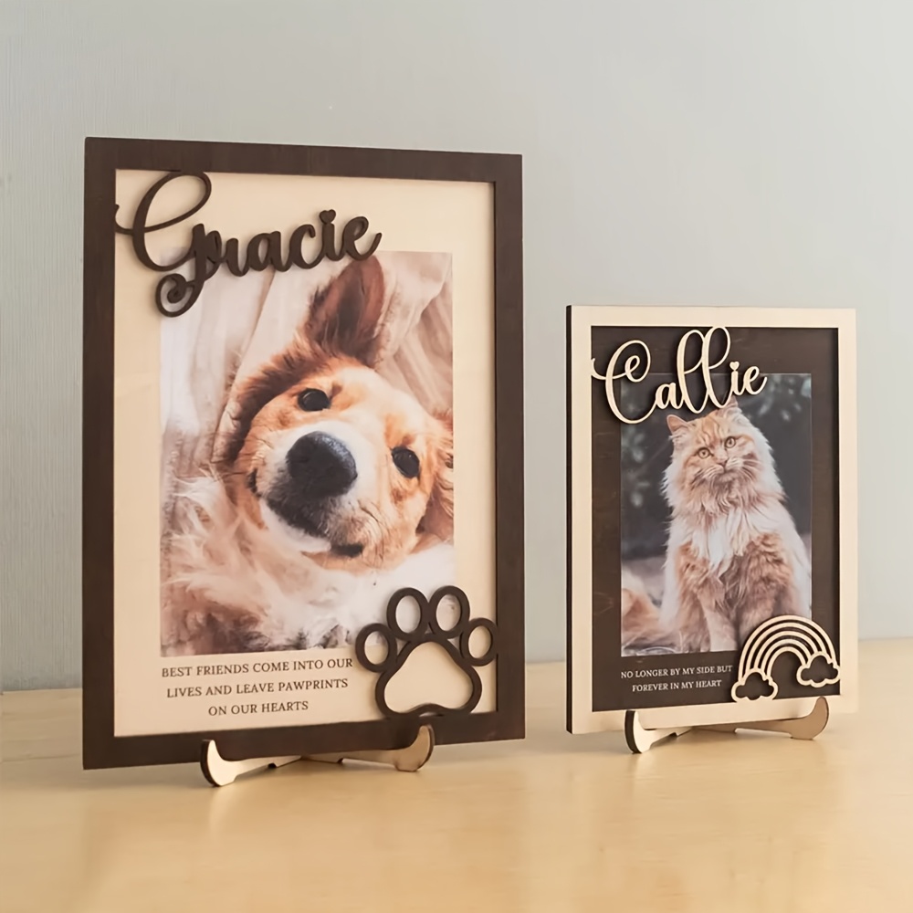 Customizable Personalized Wood - Engraved Wood Frame recension och pris