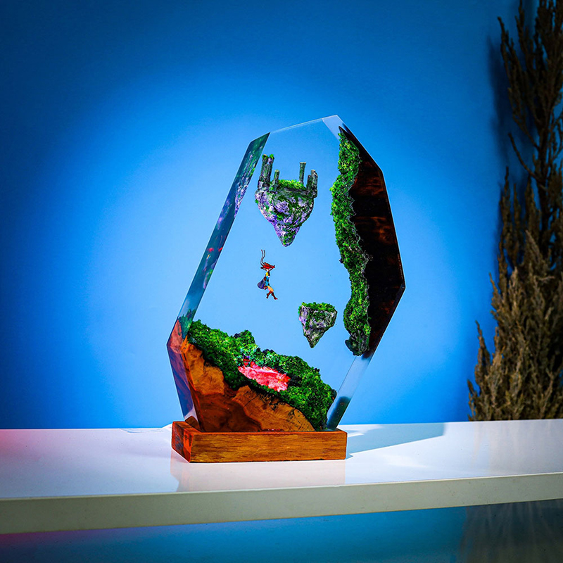Resin Table Lamp Sky Island Mo - Custom Night Sky recension och pris