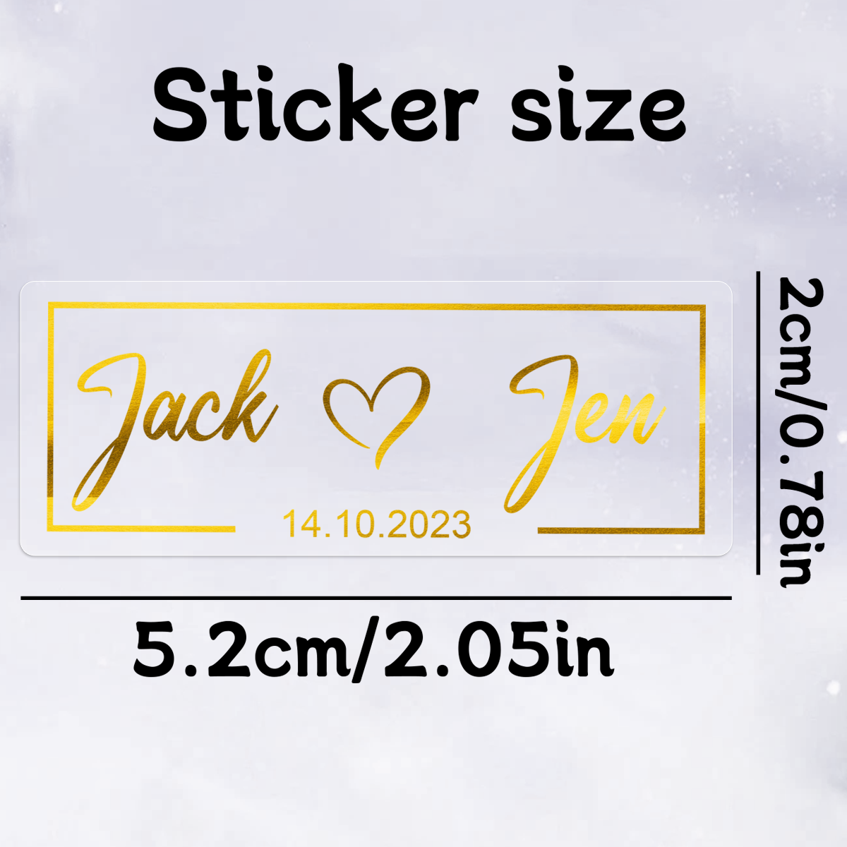 30-240pcs Custom Gold Stamping - Personalised Candle Label recension och pris