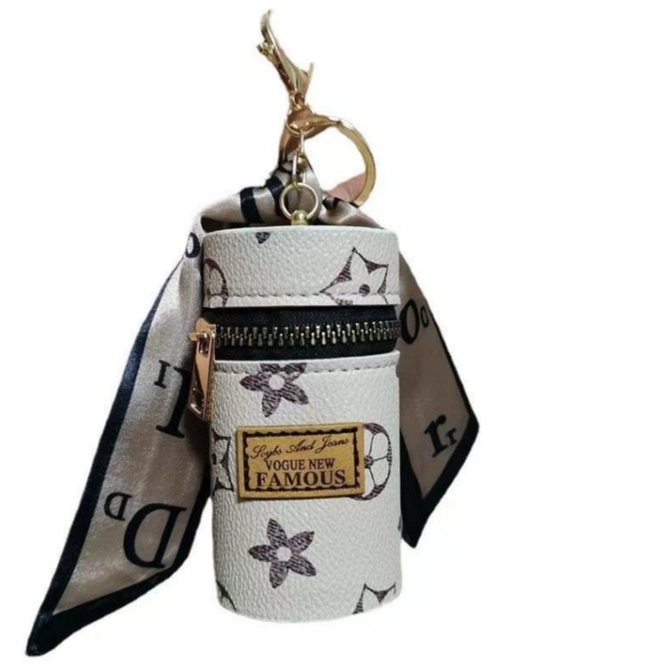 Off-White Floral Monogram Cyli - Monogram Keychain Leather recension och pris