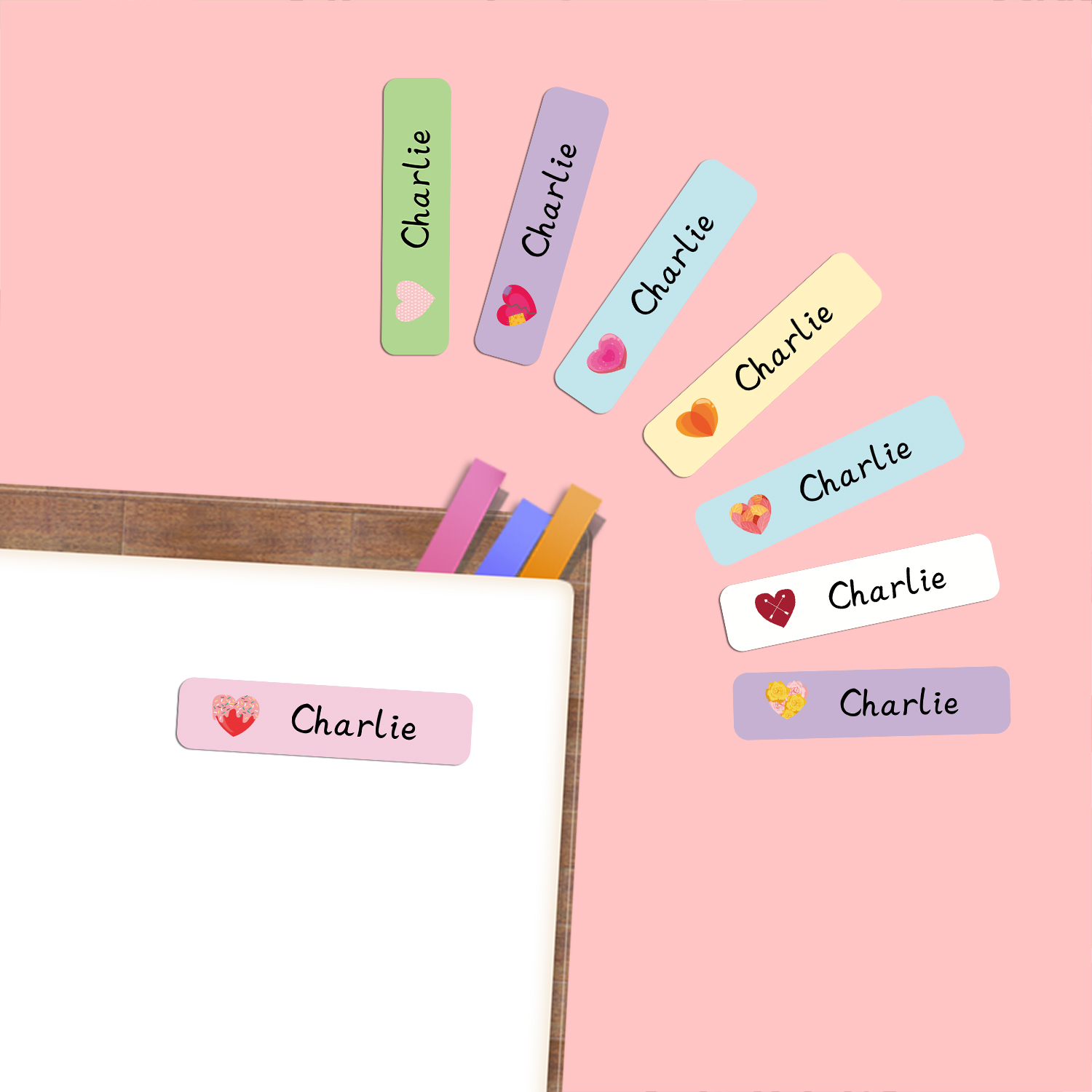 Personalized Heart Shape Name  - Personalized Name Box recension och pris