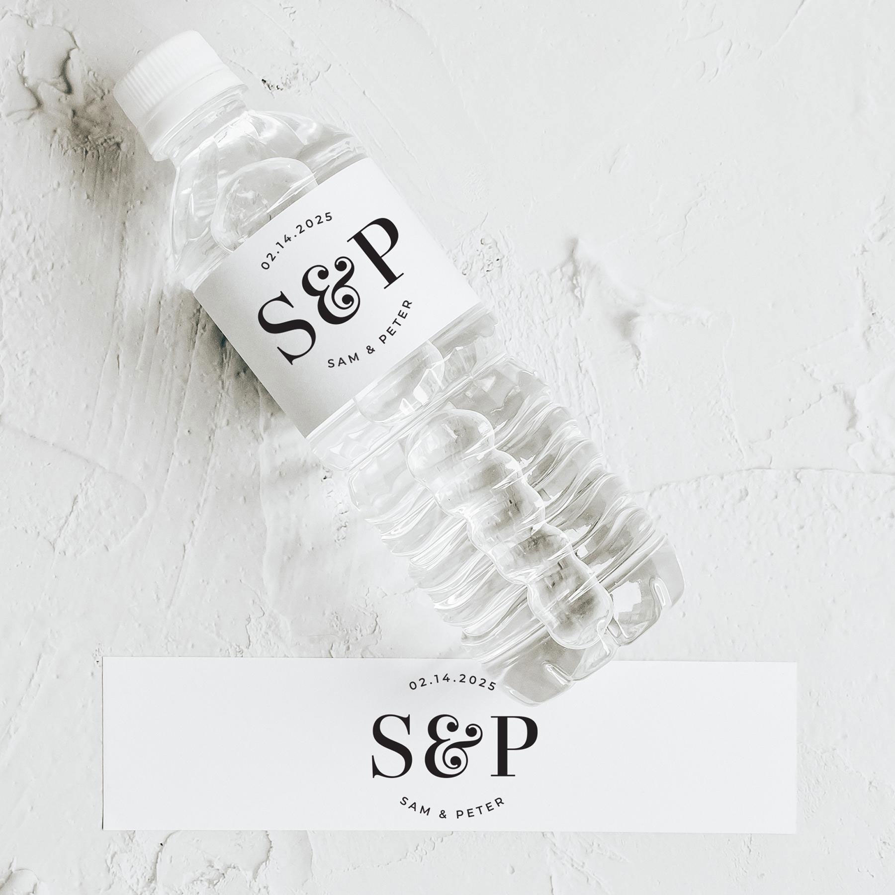 Personalized  Monogram Wedding - Personalised Candle Label recension och pris