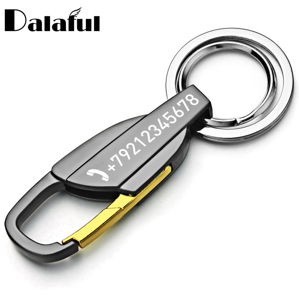 Personalized Lettering Keychai - Initial Ring Custom recension och pris