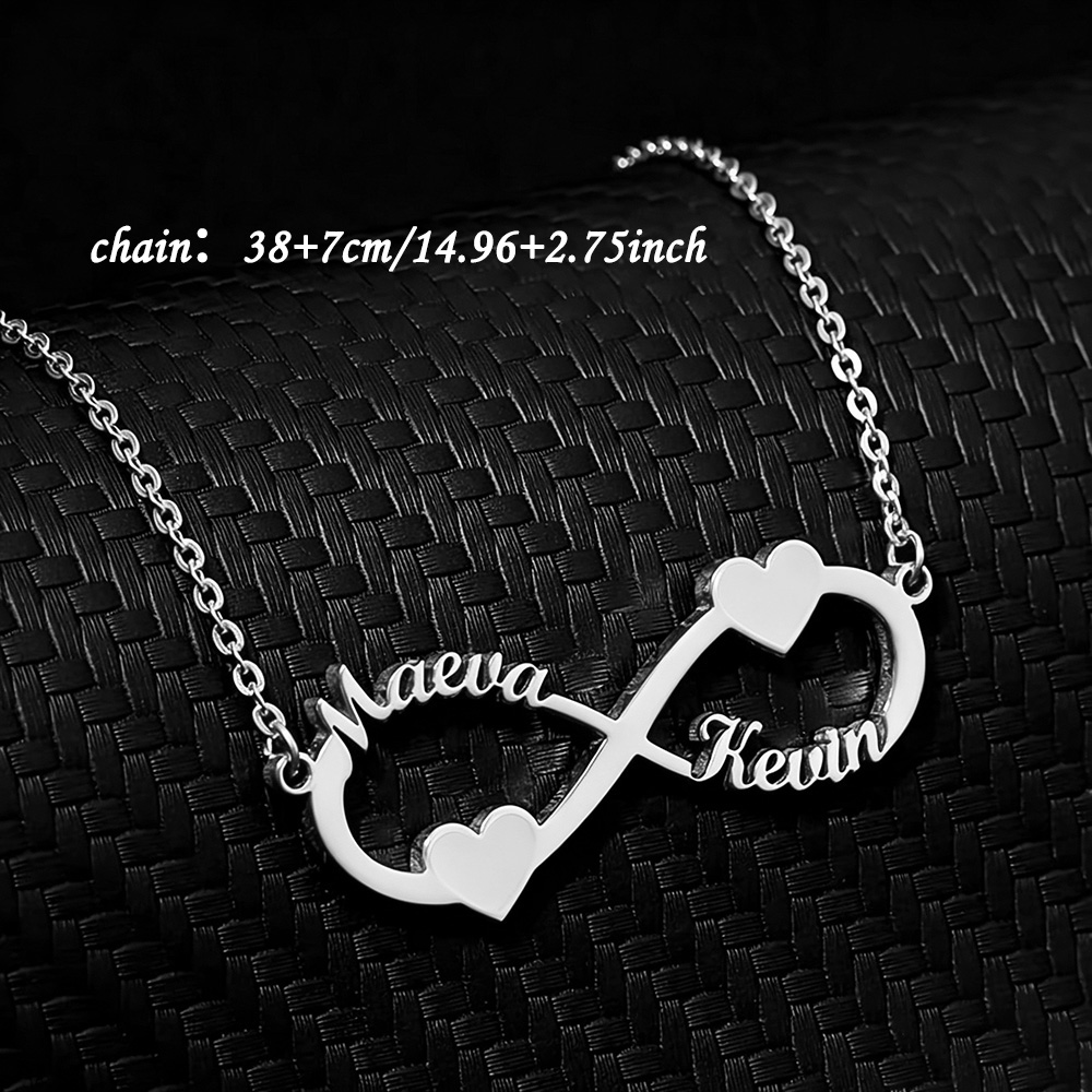 Custom Name Necklace Infinity  - Name Necklace Custom recension och pris