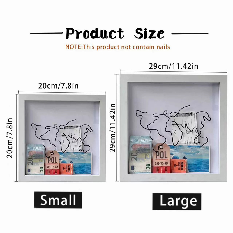 Wooden Storage Shelf Photo Fra - Engraved Wood Frame recension och pris