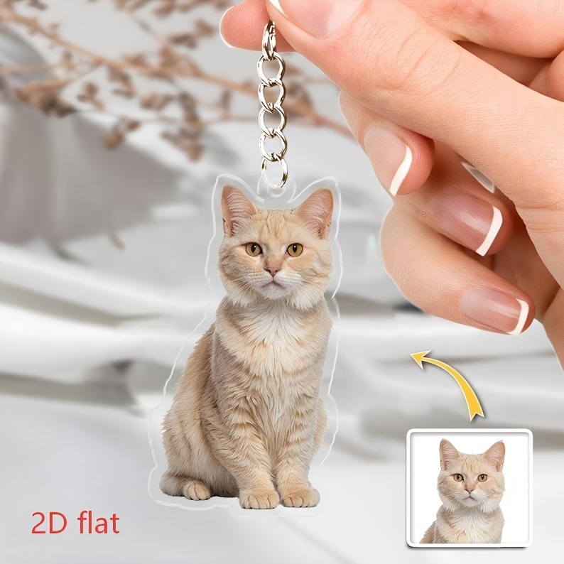 Personalized Custom Acrylic Ke - Pet Portrait Custom recension och pris