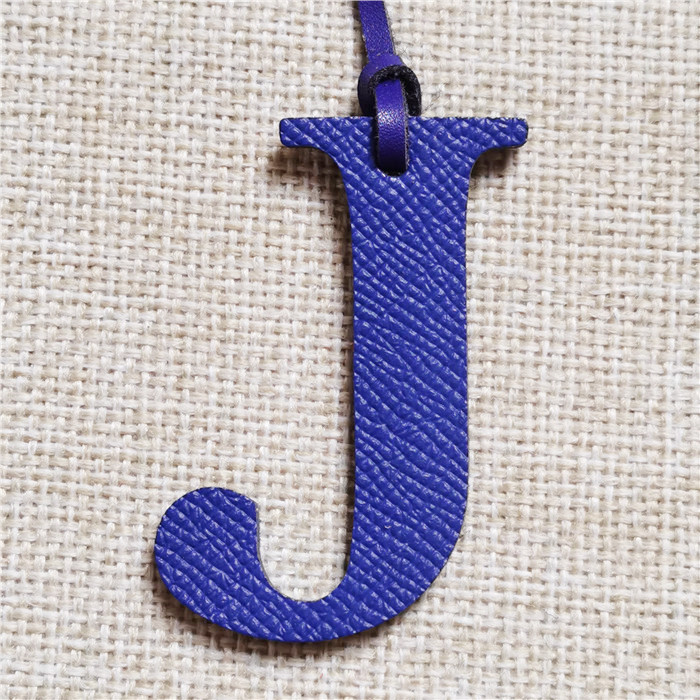 English Letter H I J K L M N A - Monogram Keychain Leather recension och pris