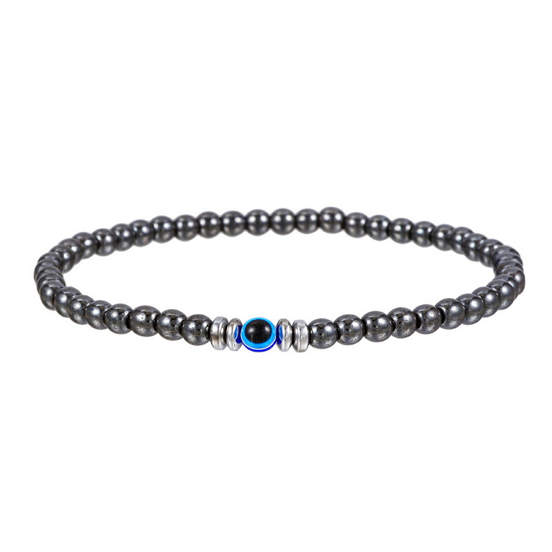 Trendy 4mm Obsidian Hematite N - Coordinates Bracelet recension och pris