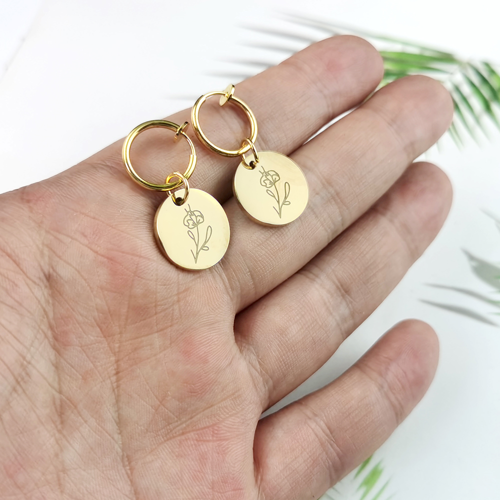 Stainless Steel Birth Month Fl - Birth Flower Necklace recension och pris