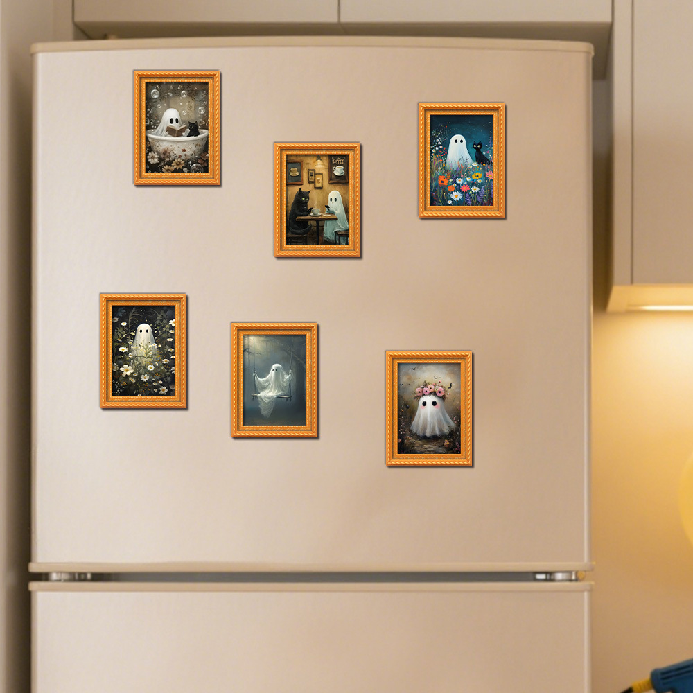Creative 3d Halloween Fridge M - Engraved Wood Frame recension och pris
