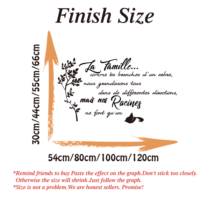 French Family Quote Tree Bird  - Family Tree Print recension och pris