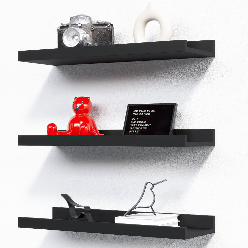 Creative wall storage rack 2-p - Engraved Wood Frame recension och pris
