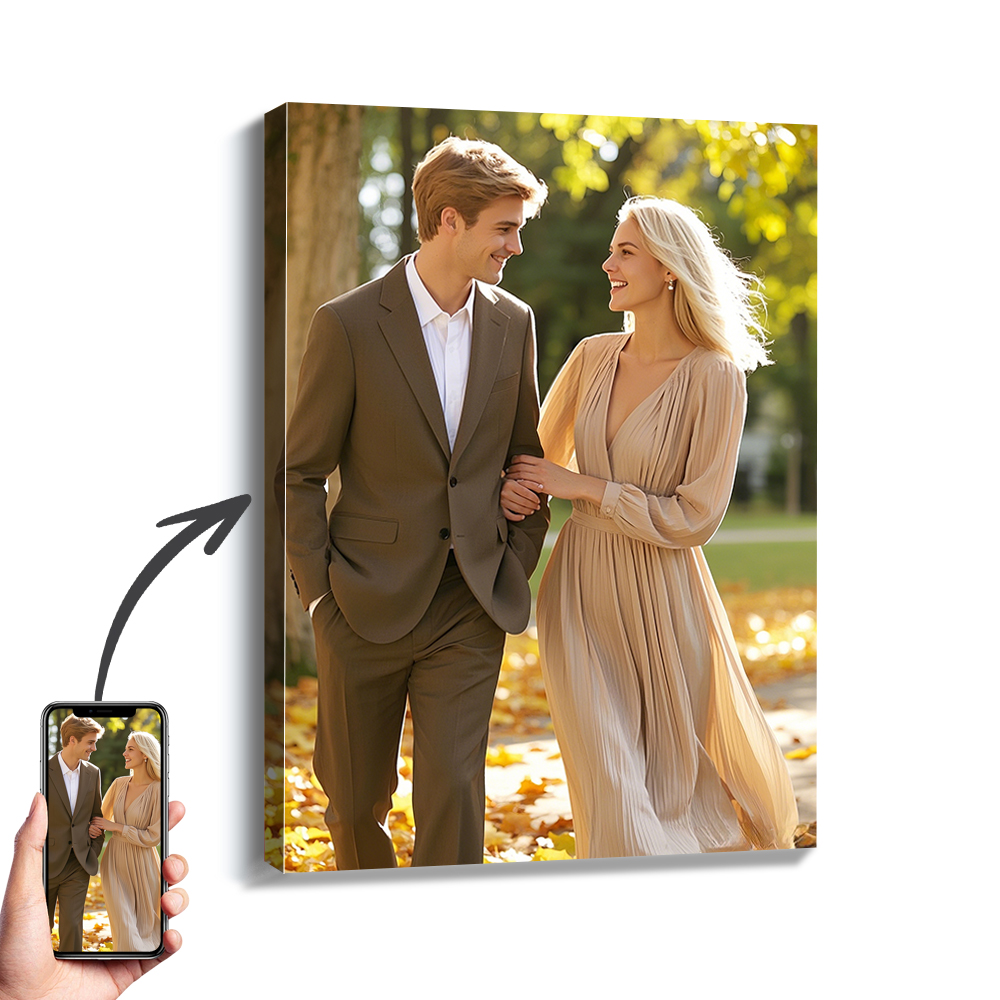 1 Pc Custom Photos with DIY Wo - Engraved Wood Frame recension och pris