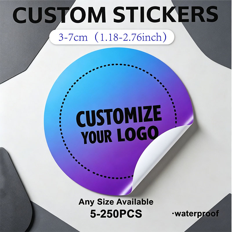 Custom Your Logo Border Round  - Personalized Name Box recension och pris