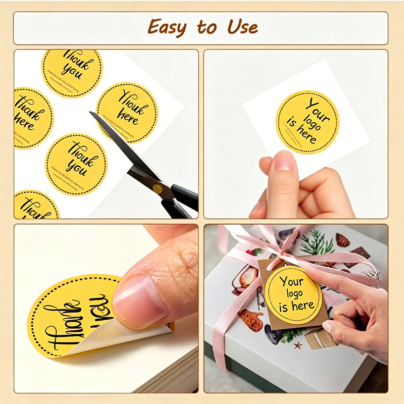 Custom Your Logo Border Round  - Personalized Name Box recension och pris