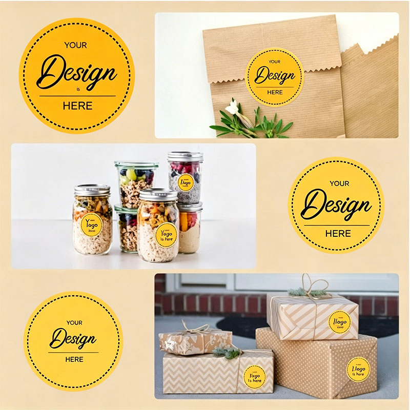 Custom Your Logo Border Round  - Personalized Name Box recension och pris