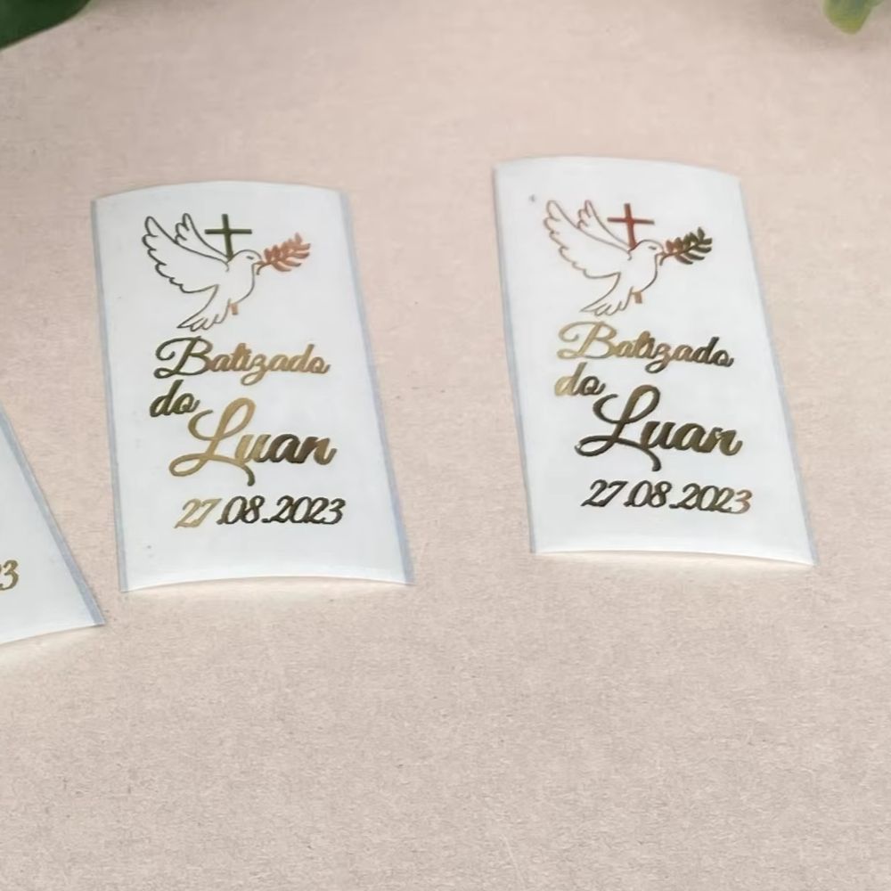 10 Personalized My Baptism Tap - Personalised Candle Label recension och pris