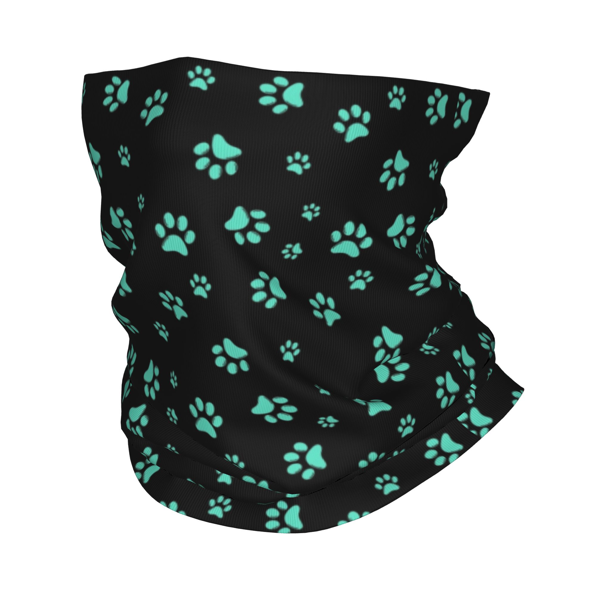 Custom Aqua Dog Paw Print Patt - Pet Portrait Custom recension och pris