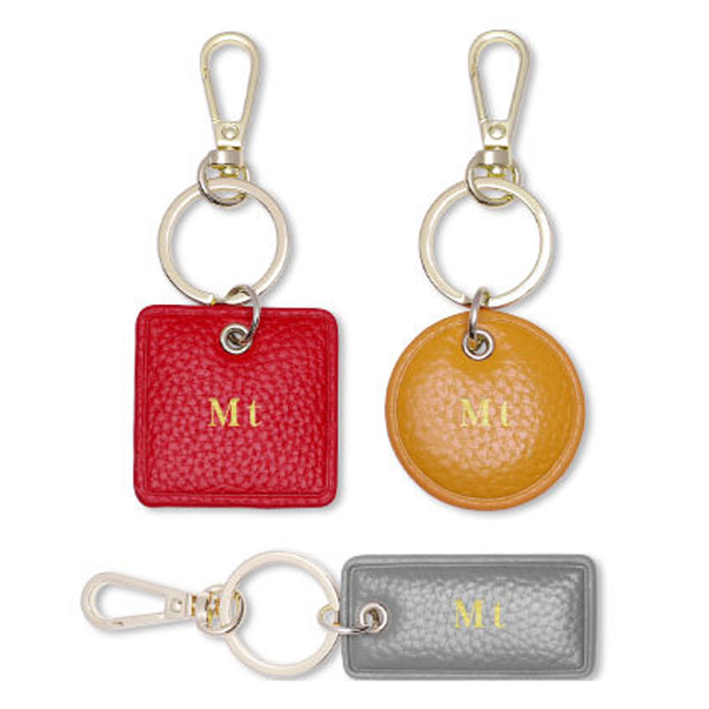 Custom Letters Leather Keychai - Monogram Keychain Leather recension och pris